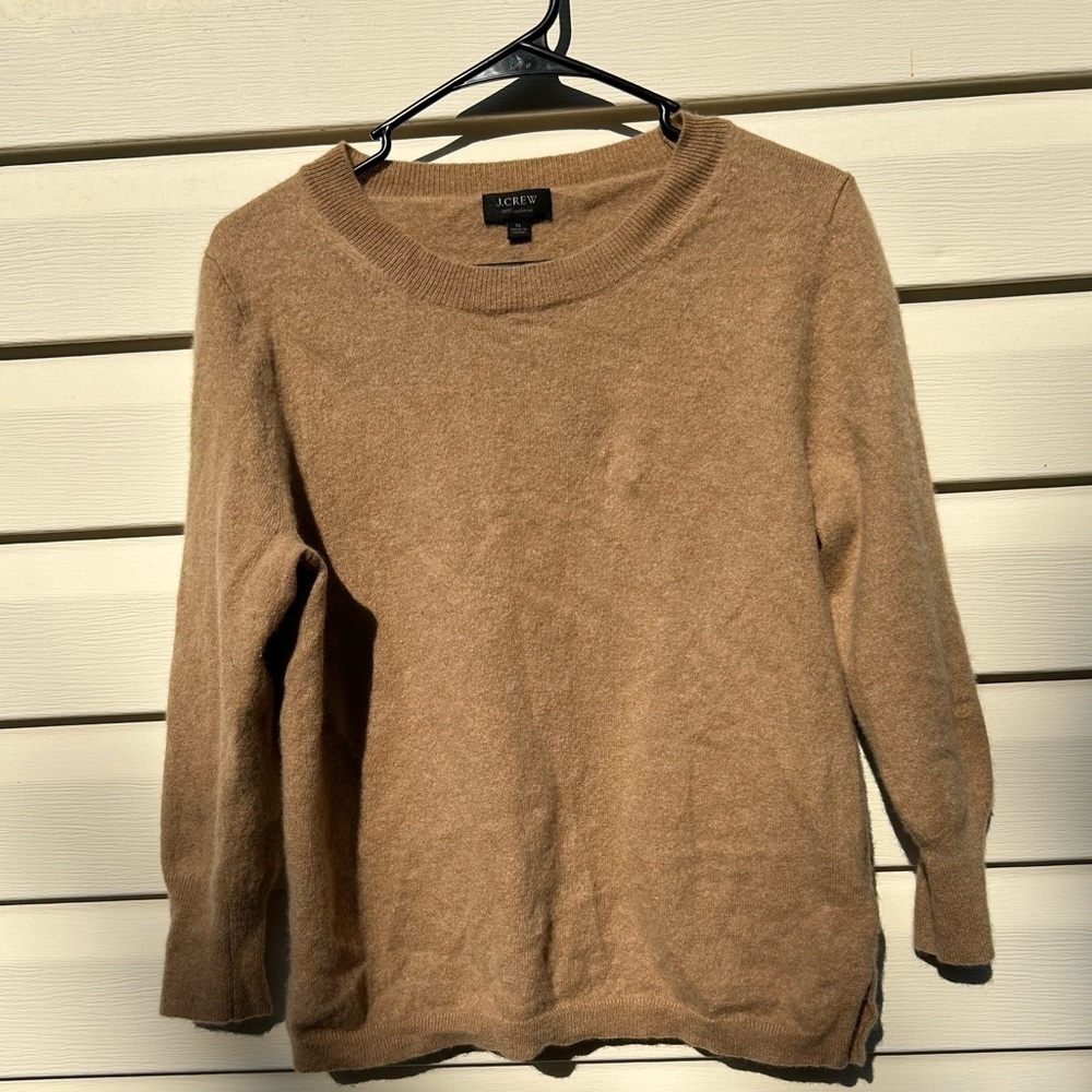 J. Crew 100% Cashmere Crewneck Sweater - size small